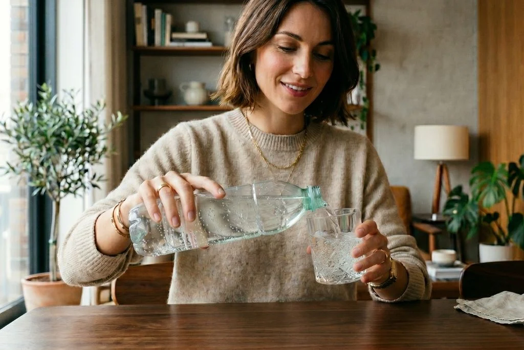 El agua gasificada tiene beneficios